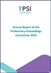 Preliminary Proceedings Committee Annual report 2019