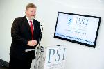 Minister for Health Dr James Reilly speaking at the opening of PSI House