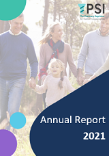 Front cover of the PSI's 2021 Annual Report